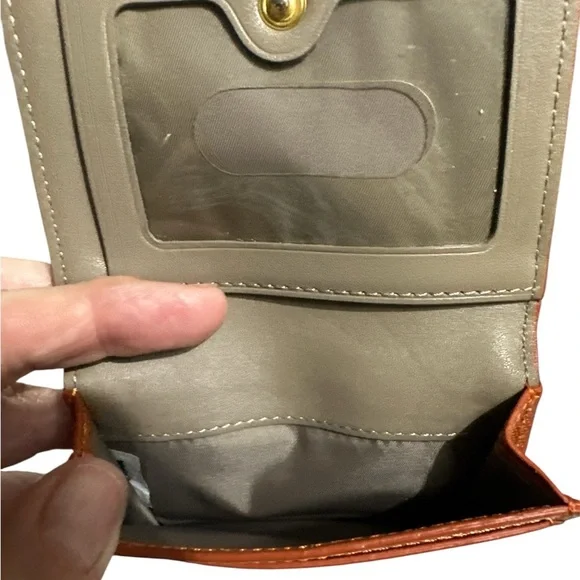 Tumi Wallet bifold orange - Picture 3 of 4